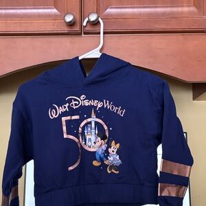 Rare Walt Disney World 50th Anniversary Kids Hooded Sweatshirt/Size 4T